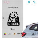 Glossy Diesel Sticker for Car | Premium Finish